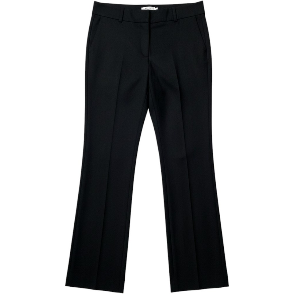 Ann Taylor Black Straight Leg Dress Pants Trousers Womens 6P Petite
